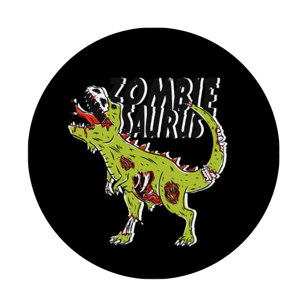 Spooky T-Rex Skeleton Zombie Dinosaur PopSockets Grip & Stand for iPhone, Samsung, iPad - Perfect for Halloween Decor, Cosplay Accessories & Phone Protection