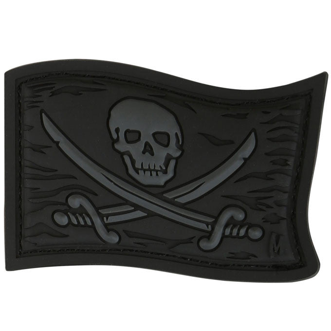 Jolly Roger Morale Patch - Pirate Skull Embroidered Badge for Tactical Vests, Backpacks & Military Gear - Perfect for Outdoor Adventures, Cosplay & Collectors