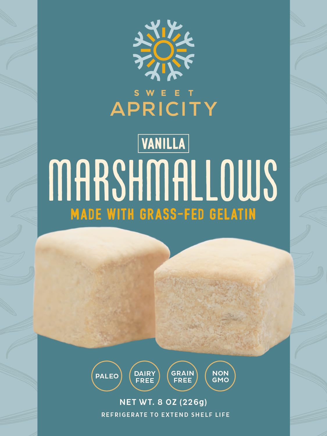 Vanilla Marshmallows 8 oz - AIP & Paleo Friendly, Gluten-Free, Vegan, Non-GMO - Perfect for Hot Cocoa, Baking & Campfire S'mores