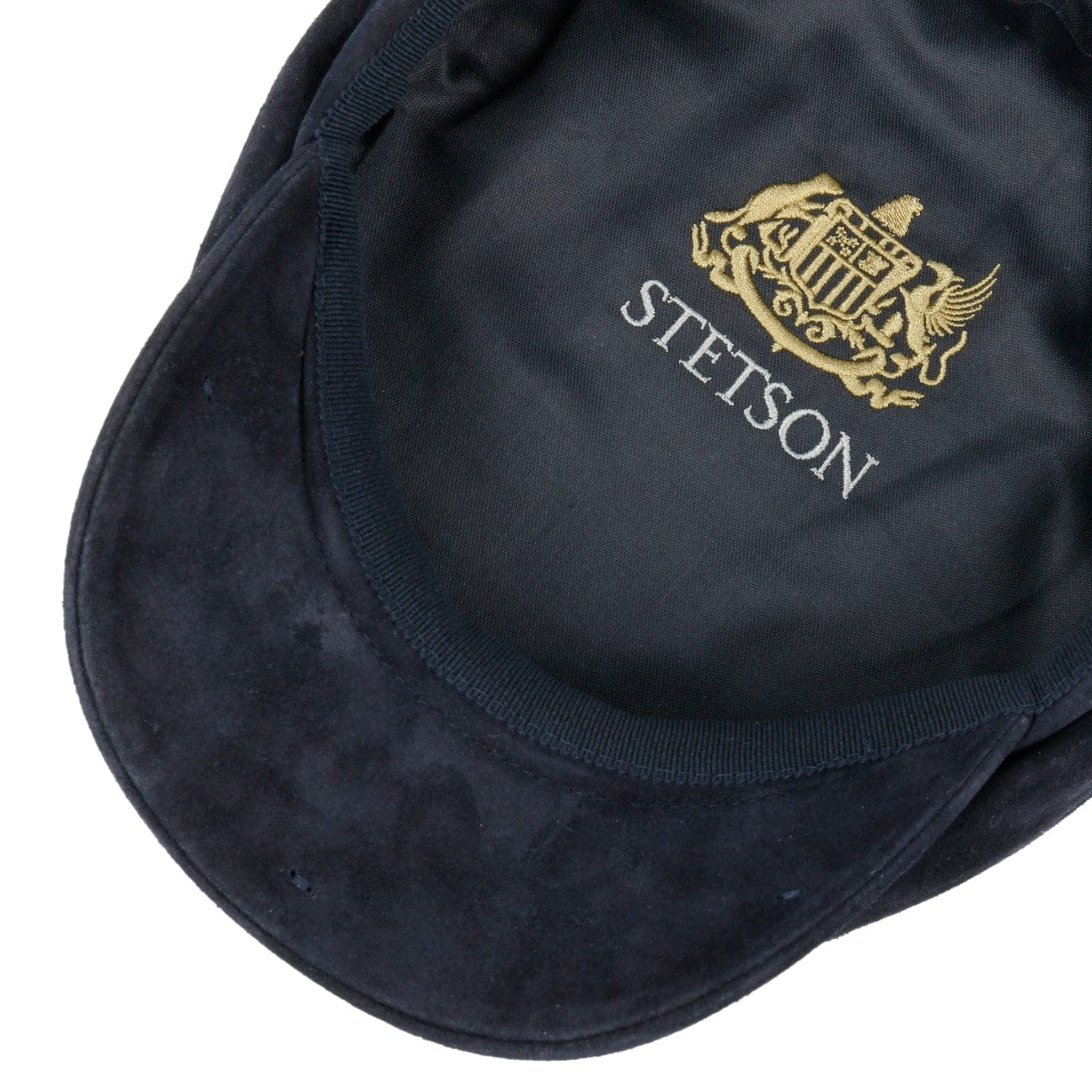 Stetson Goat Suede Flat Cap - Classic Men's Vintage Style Hat for Casual Wear & Outdoor Activities