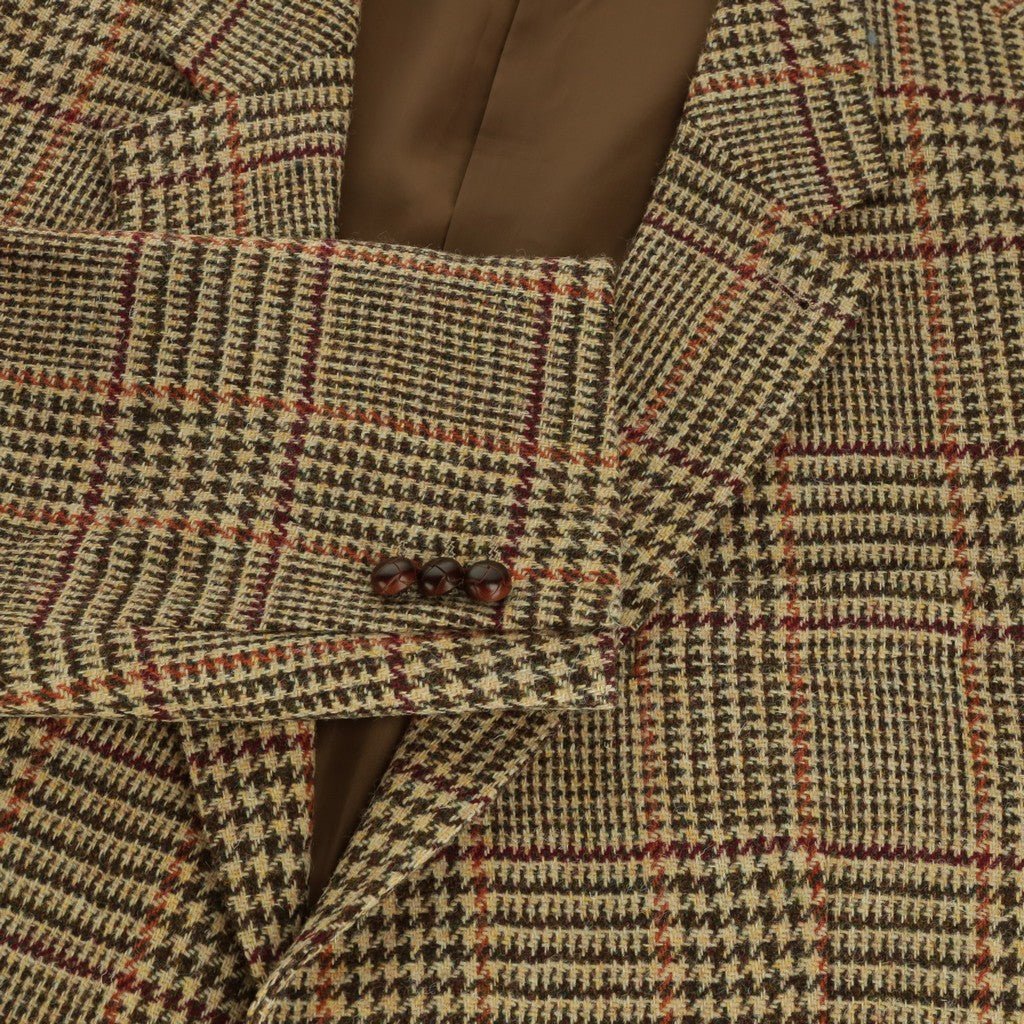 Beaucaire x Harris Tweed Classic Tan Blazer for Men | Premium Wool Jacket for Business, Office & Formal Occasions