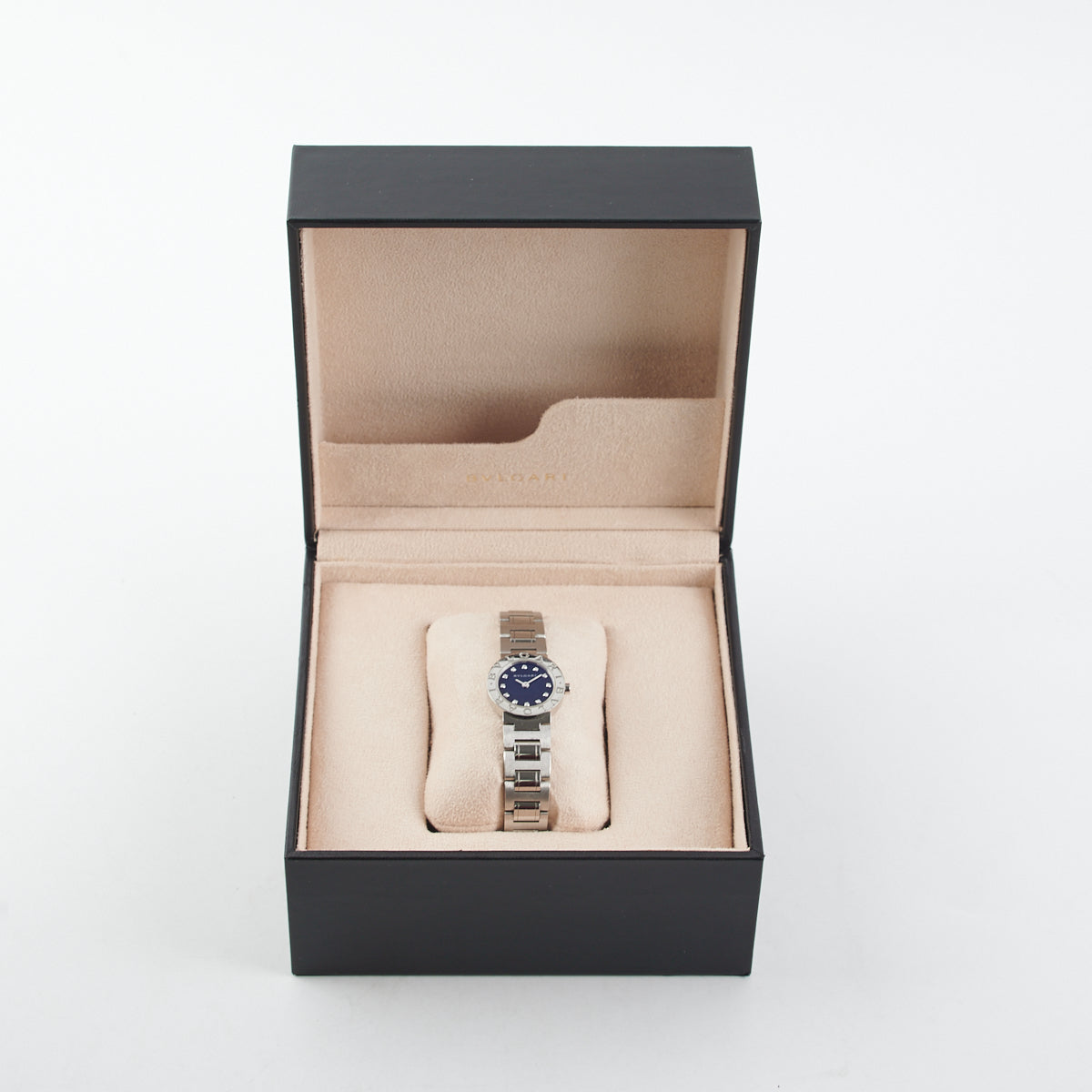 Bvlgari Women's 23MM Black Dial Diamond Watch - Luxury Timepiece for Elegant Occasions & Special Events