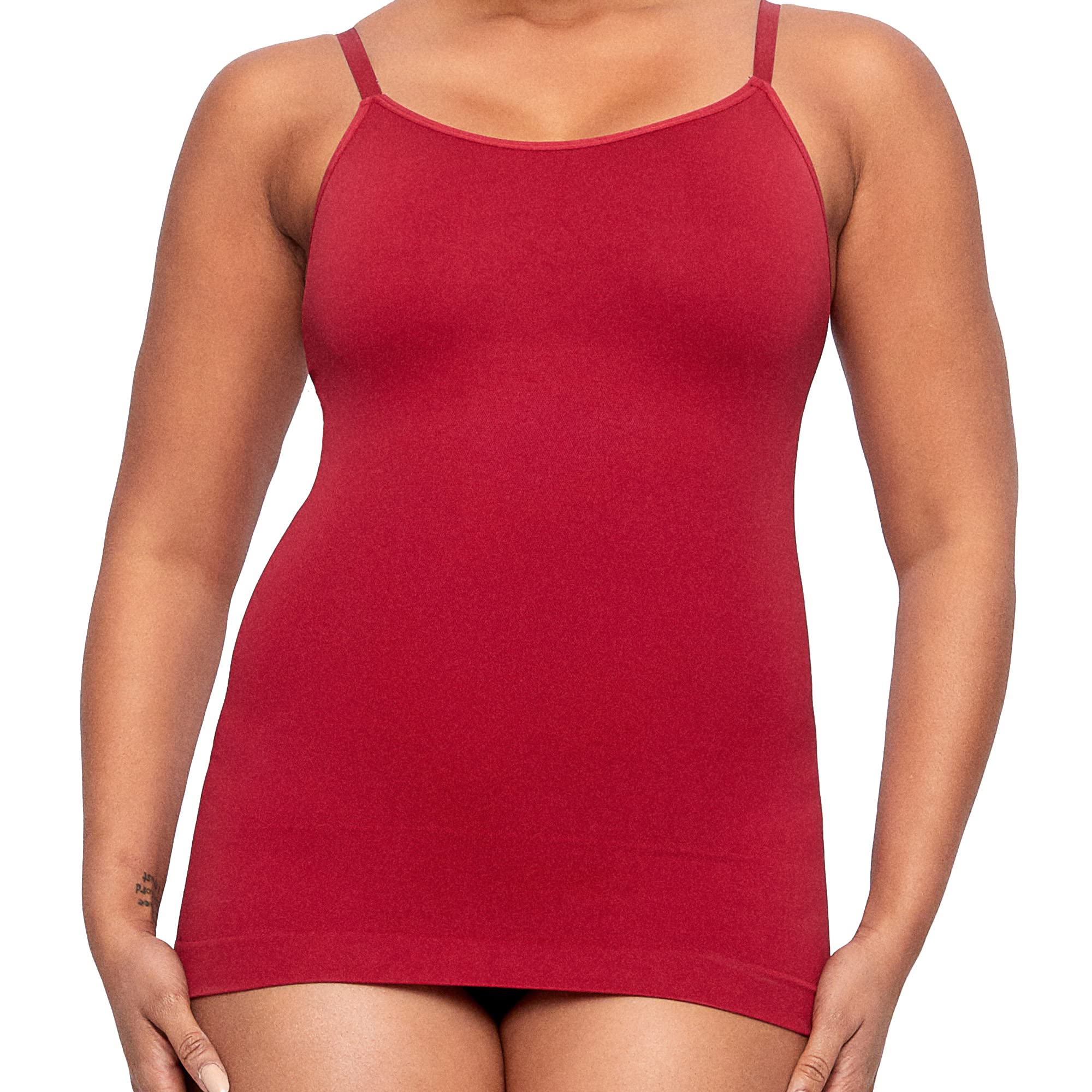 Underoutfit Women's Tummy Control Shapewear Cami - Slimming Waist Trainer Camisole for Women - Seamless Body Shaper for Everyday Wear - Small to Plus Size (Perfect for Work, Dresses & Special Occasions)