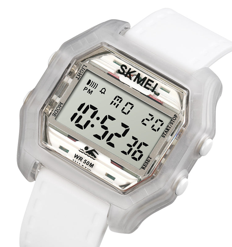 LED Digital Watch 1623 - Waterproof Sports Watch for Men & Women with Alarm, Stopwatch & Backlight - Perfect for Running, Gym & Outdoor Activities