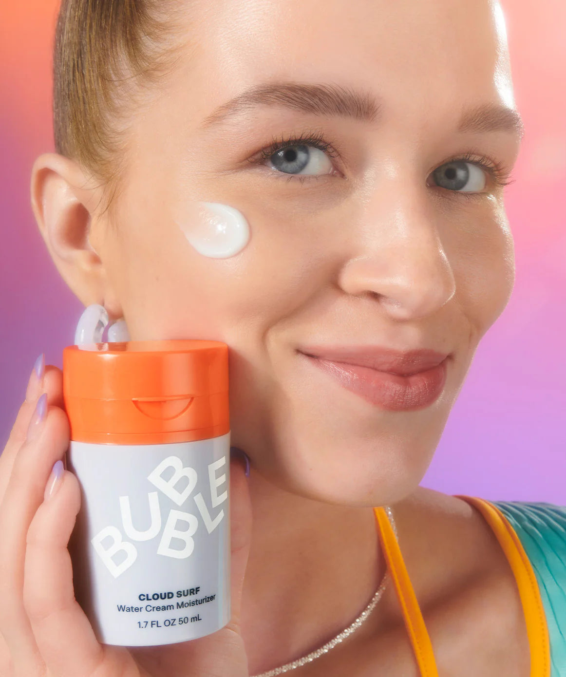 Hydrating Cloud Surf Water Cream - Moisturizing Facial Cream for Dry & Sensitive Skin | Day & Night Use for Glowing Skin