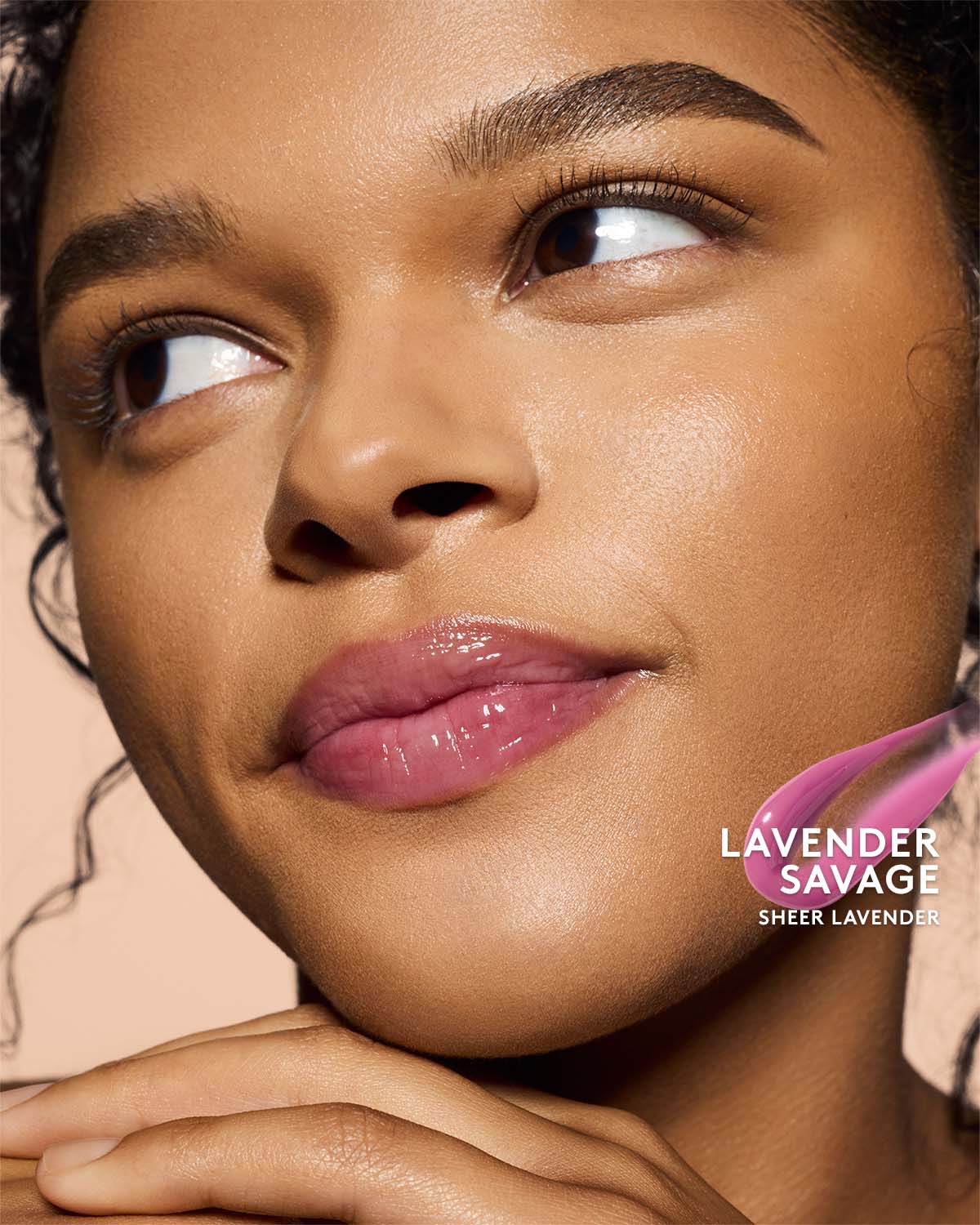 Fenty Beauty Gloss Bomb Heat Universal Lip Luminizer & Plumper - Lavender Savage | Hydrating Lip Gloss with Plumping Effect for Full Lips | Perfect for Date Night, Parties & Everyday Wear