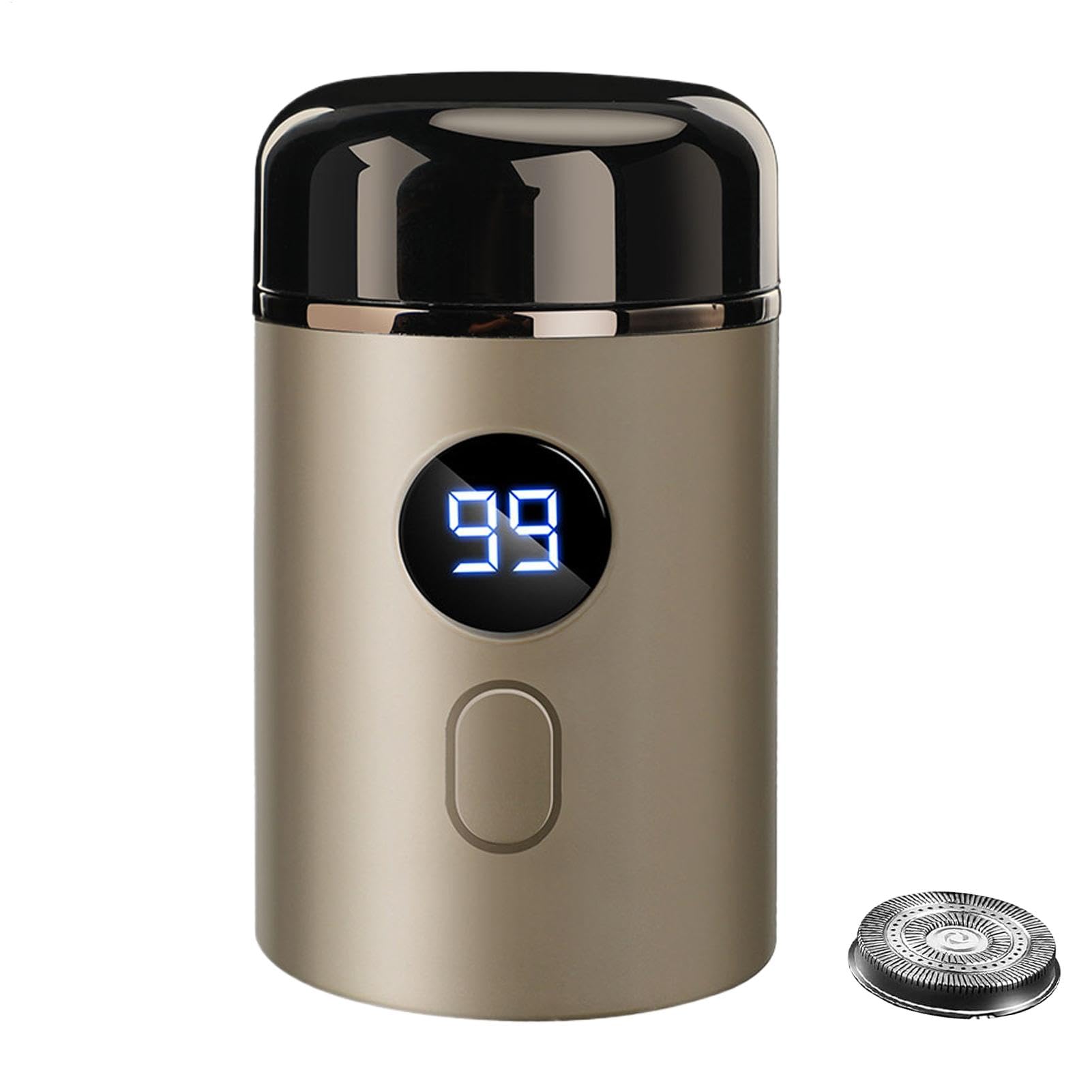 Men's Travel Electric Shaver - Portable Rechargeable Beard Trimmer & Body Groomer | Compact Shaving Machine for Business Trips, Gym, Camping & Father's Day Gifts