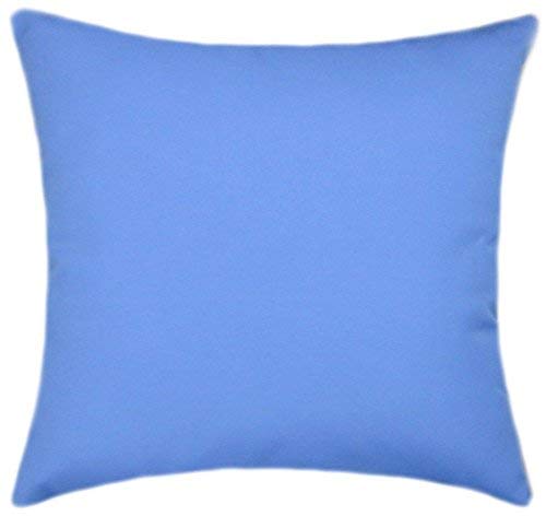 TPO Design Sunbrella Canvas Capri Indoor/Outdoor Patio Pillow 16x16 - Water-Resistant Decorative Throw Pillow for Porch, Poolside & Garden Furniture - Perfect for Outdoor Living Spaces