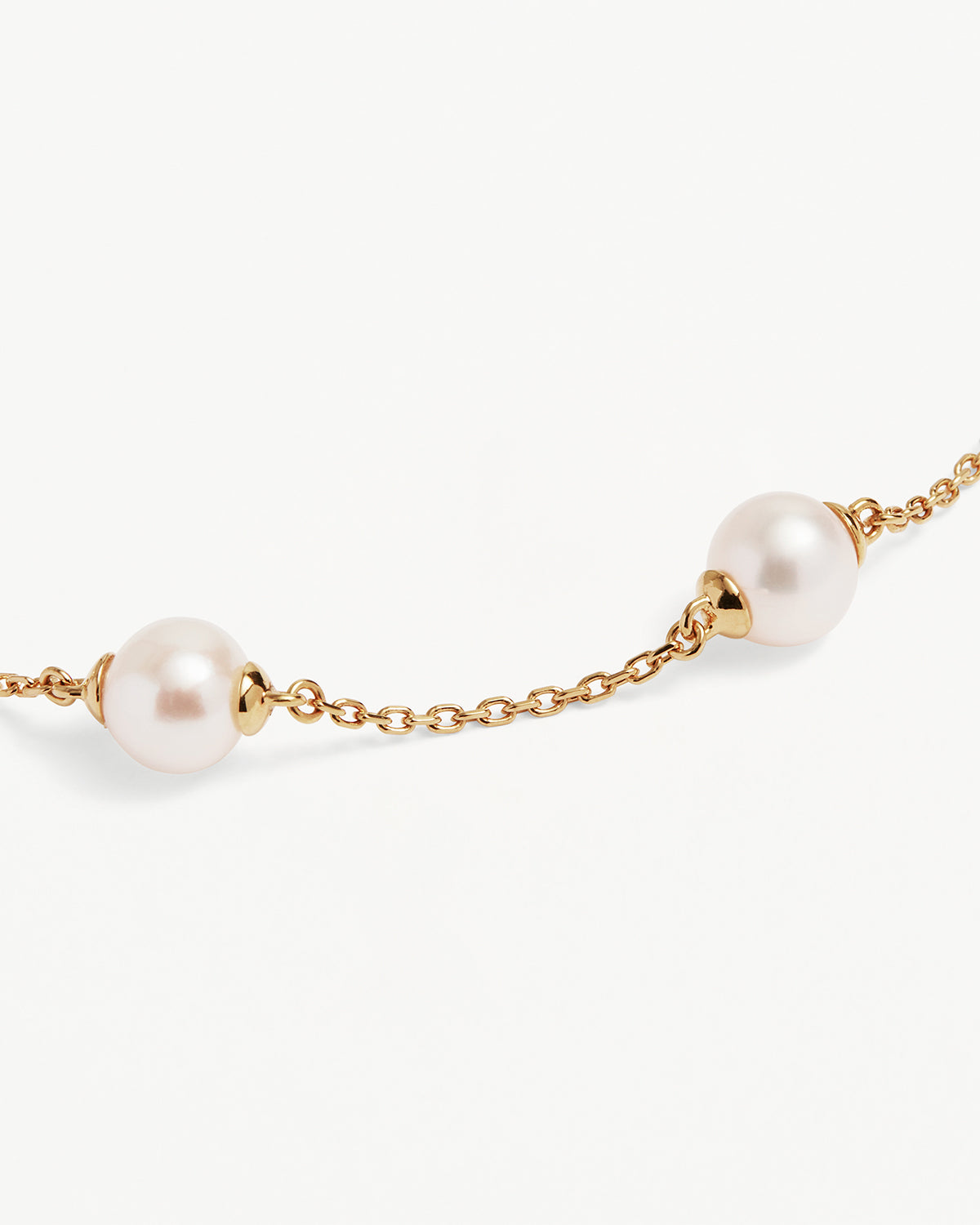 18k Gold Vermeil Floating On Air Pearl Bracelet for Women - Elegant Adjustable Pearl Jewelry Gift for Birthday, Anniversary & Special Occasions