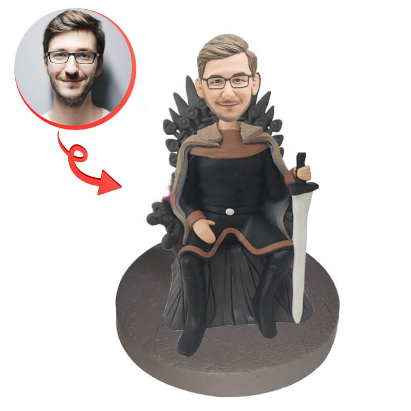 Custom Game of Thrones Bobblehead - Handmade Collectible Figurine for Fans, Office Desk Decor, Gift for TV Show Lovers - Perfect for Home Display, Themed Parties & Pop Culture Collections