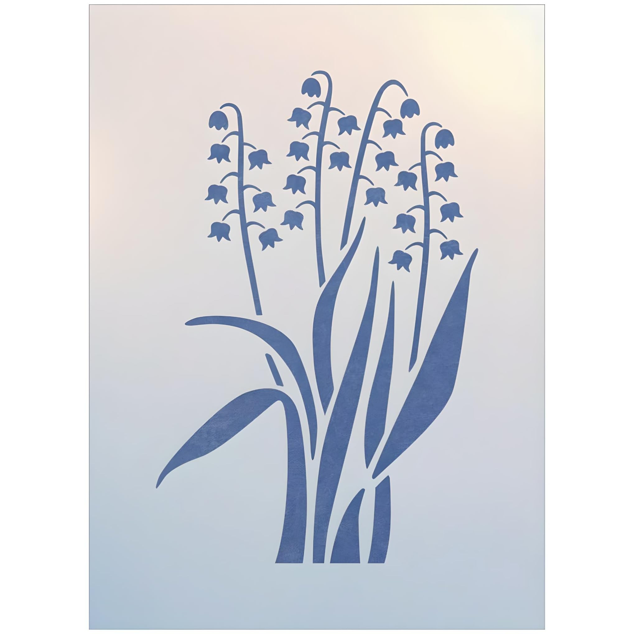 Lily of The Valley Stencil - 5
