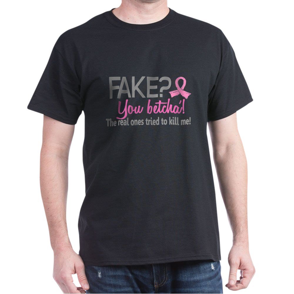 Funny Breast Cancer Awareness Graphic T-Shirt - Sarcastic Humor Tee for Women & Men - Perfect for Cancer Survivors, Supporters & Fundraising Events