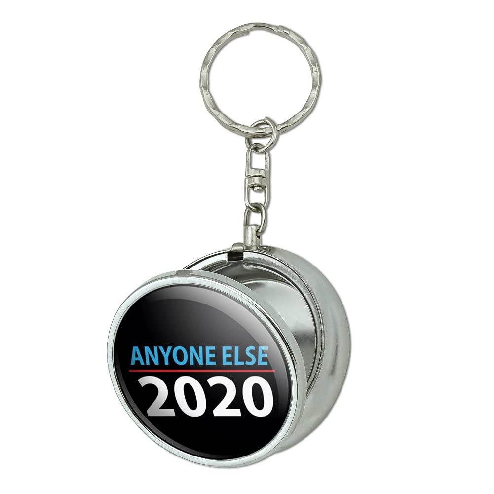 2020 Election Donald Trump Democrat Republican Portable Travel Ashtray Keychain with Cigarette Holder - Perfect for Political Enthusiasts, Travel & Outdoor Smoking Accessories