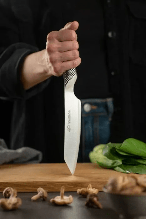 40th Anniversary Limited Edition Kiritsuke Utility Knife - Japanese High Carbon Steel Chef Knife for Sushi, Vegetables & Meat - Perfect for Home Cooking & Professional Kitchens