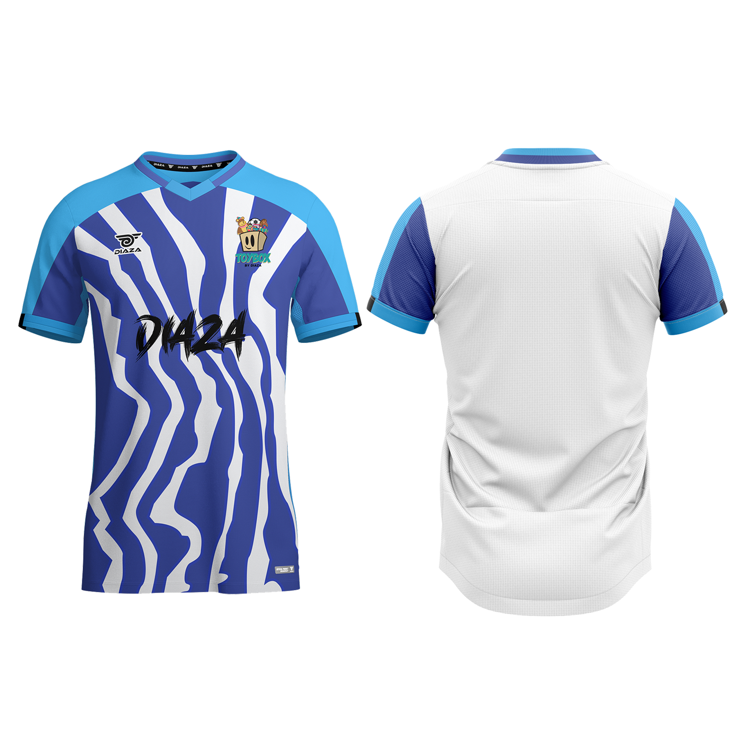 Diaza Blue River Toybox Jersey - Stylish & Comfortable Baseball Shirt for Men & Women - Perfect for Casual Wear, Sports & Outdoor Activities