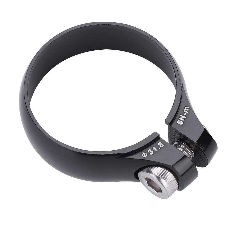 Lightweight Quick Release Bike Seat Clamp 31.8mm - 2 Color Options for Road & Mountain Bikes - Fits 27.2mm Seatpost - Easy Installation for Cycling, Commuting & Outdoor Adventures