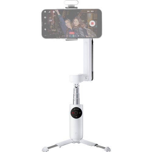 Insta360 Flow Smartphone Gimbal Stabilizer - 3-Axis Stabilization for iPhone & Android - Vlogging, Live Streaming & Content Creator Kit (White) - Perfect for Travel, YouTube & Social Media Videos