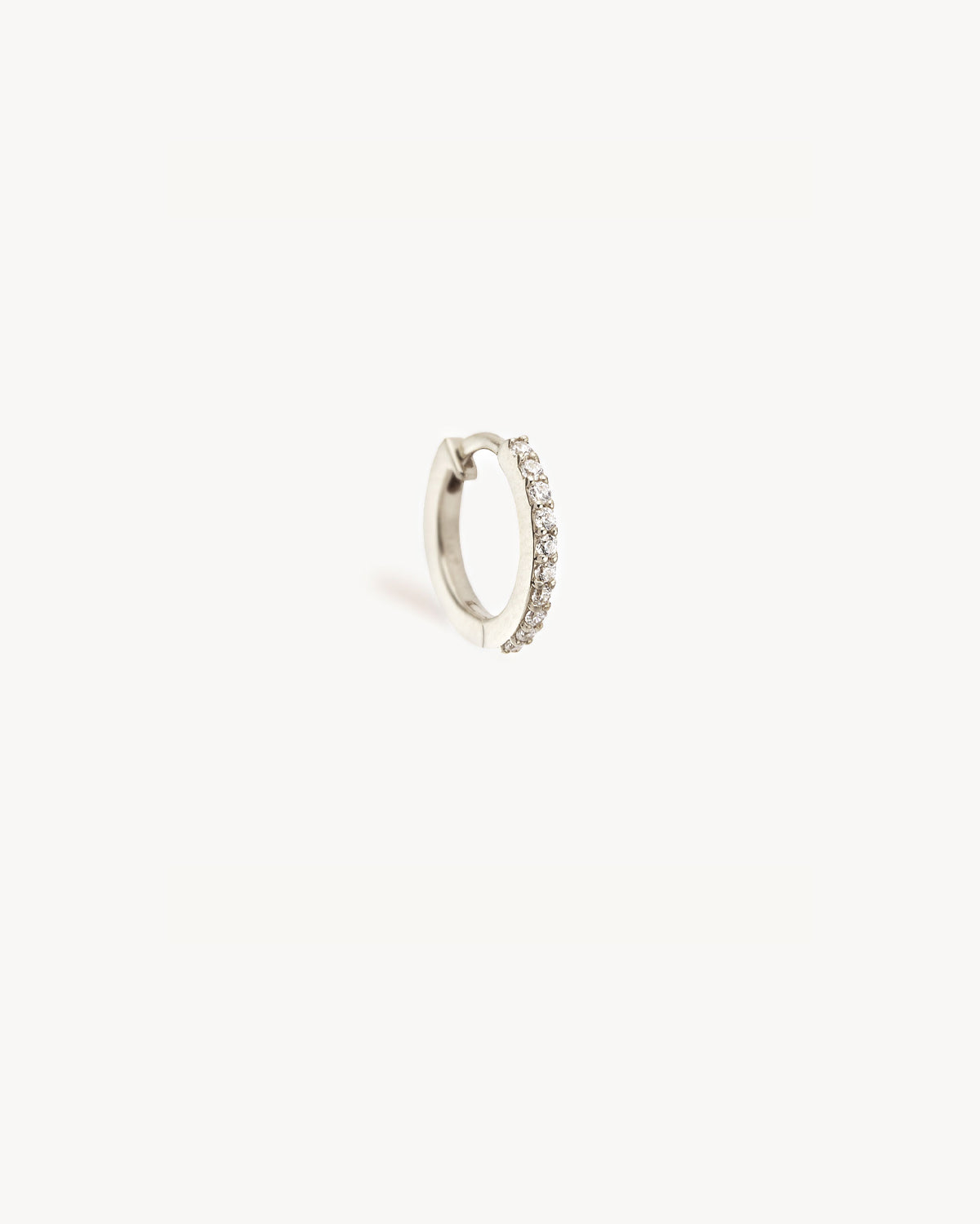 14K Solid White Gold Celestial Sleeper Hoop Earrings - Minimalist Celestial Star & Moon Design for Women - Perfect for Everyday Wear, Date Nights & Special Occasions