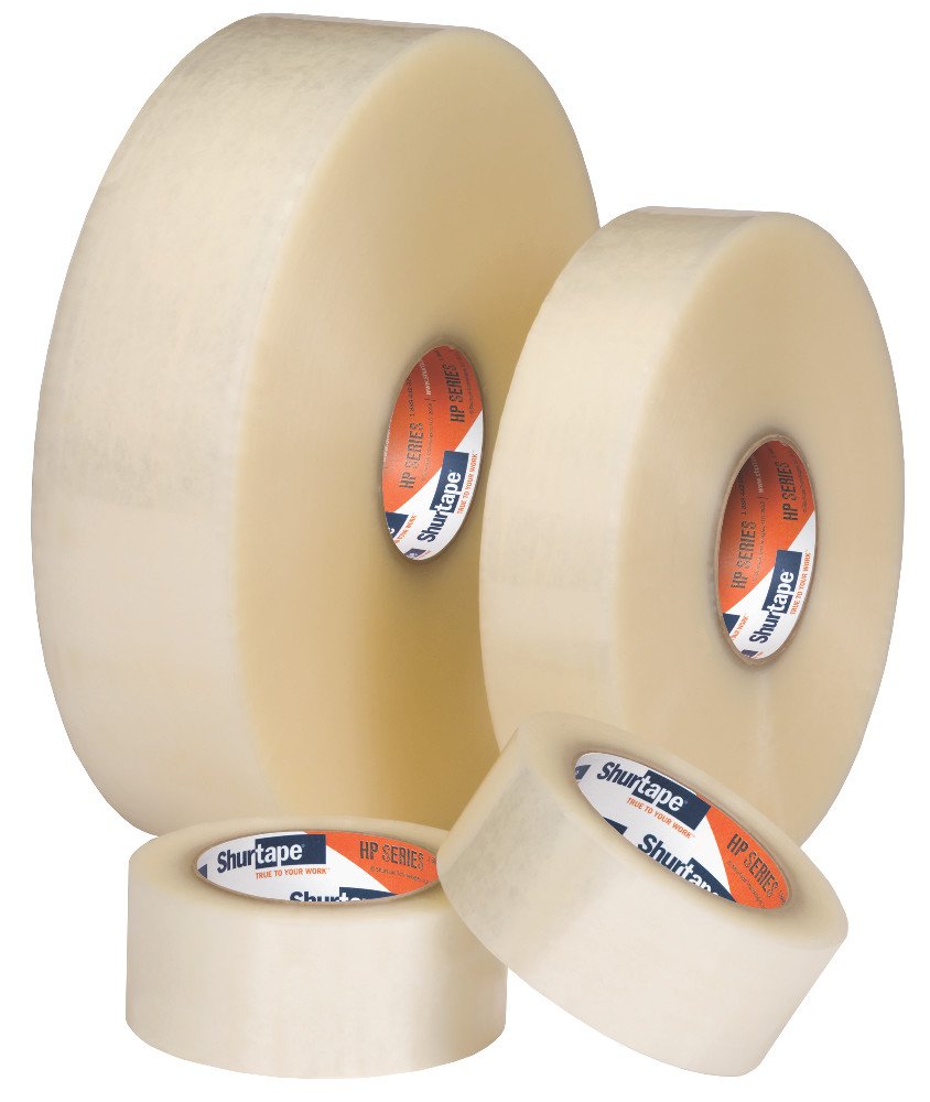 Shurtape HP 235 Hot Melt Packaging Tape 48mm x 100m (6 Rolls) - Clear Strong Adhesive for Shipping Boxes, Recycled Cartons & Moving Supplies - Ideal for Warehouse, E-commerce & Home Packing