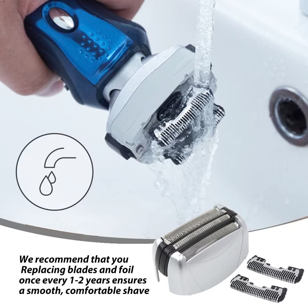 WES9020PC Replacement Foil and Blade Set for Panasonic A-RC4 4-Blade Shaver - Compatible Replacement Parts for Smooth Shaving at Home or Travel