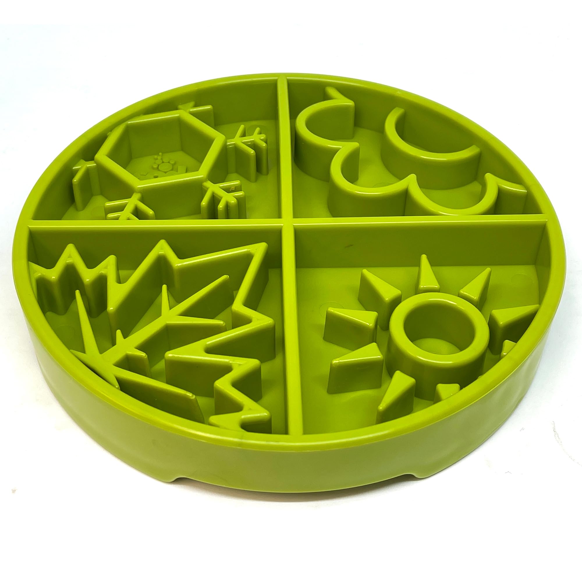 SodaPup Four Seasons Slow Feeder Dog Bowl - Non-Toxic Pet Food Dish for Mental Stimulation & Healthy Digestion | Durable USA-Made Puzzle Bowl to Slow Eating | Perfect for Mealtime Enrichment & Training