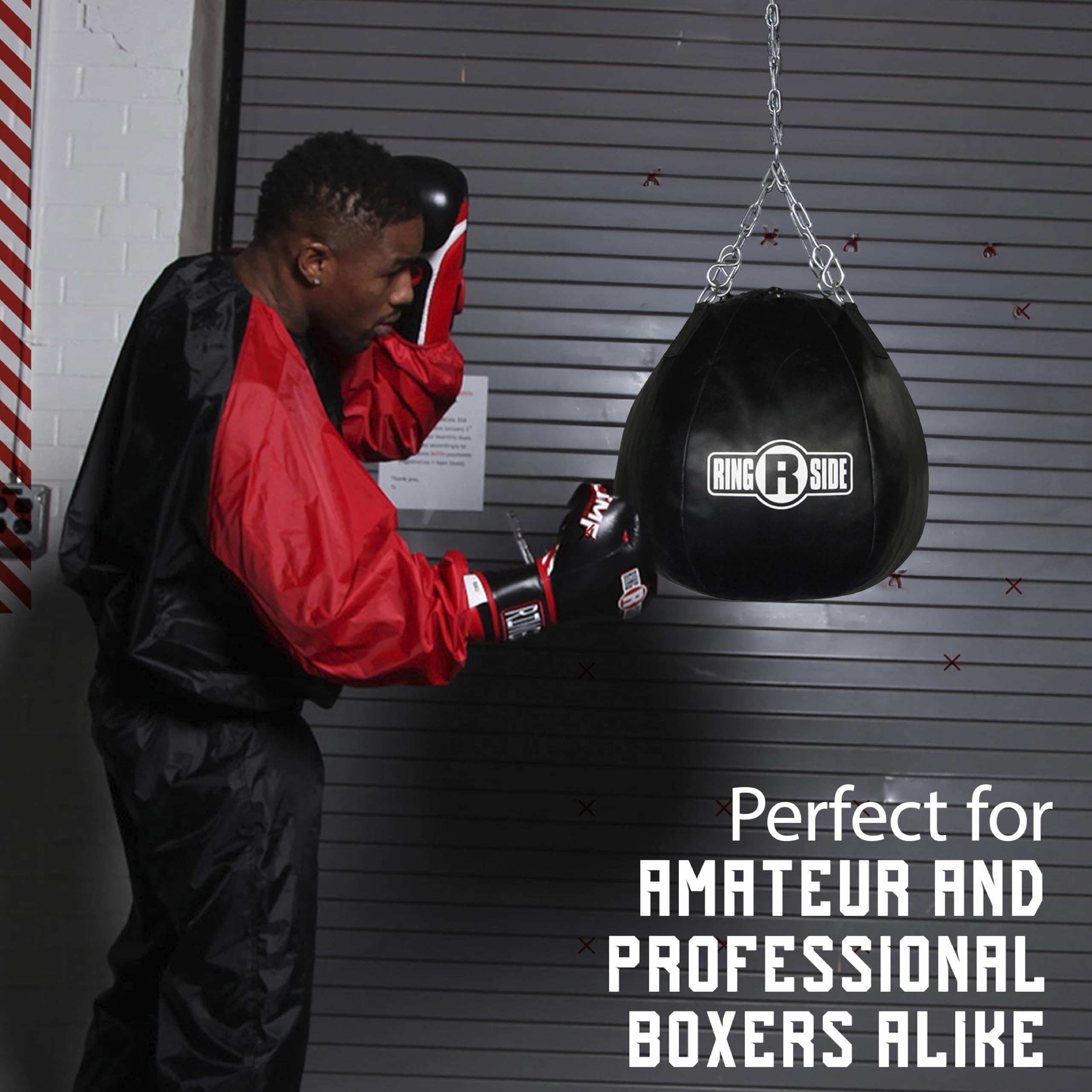 Ringside Head Shot Punching Bag - Boxing Training Equipment for Home & Gym - Improve Speed, Accuracy & Reflexes - Perfect for MMA, Kickboxing & Fitness Workouts