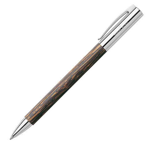 Faber-Castell Ambition Coconut Wood Ballpoint Pen - Premium Writing Instrument for Office, School & Gift Giving