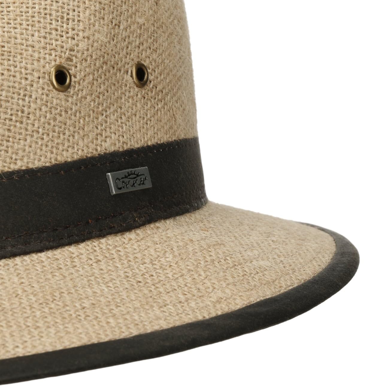 Black Creek Safari Hemp Hat for Men & Women - Breathable Sun Protection Wide Brim Hat for Outdoor Adventures, Hiking, Beach & Travel