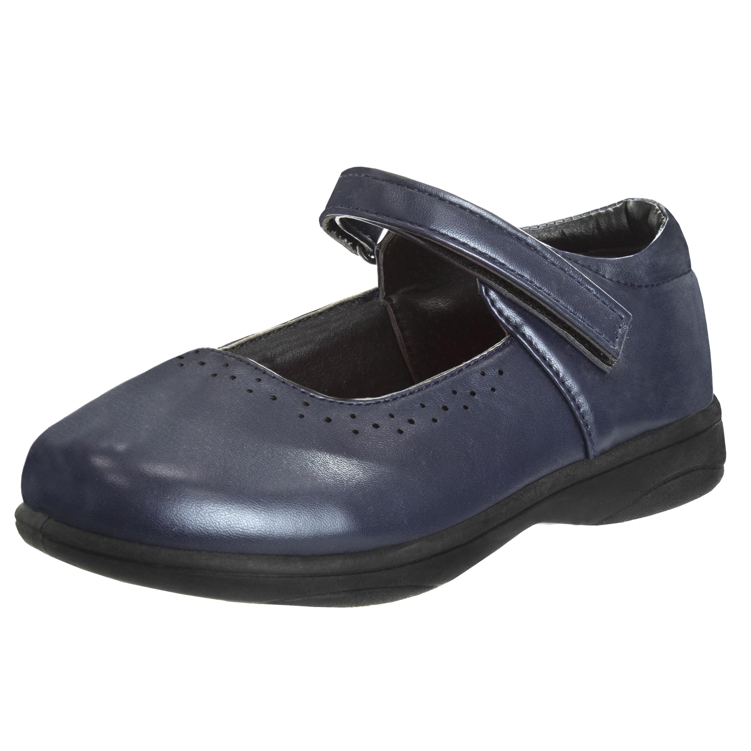 Petalia Girls Classic Mary Jane Shoes for School Uniform - Comfortable & Durable Toddler/Little/Big Girl Sizes - Perfect for School, Church, and Special Occasions