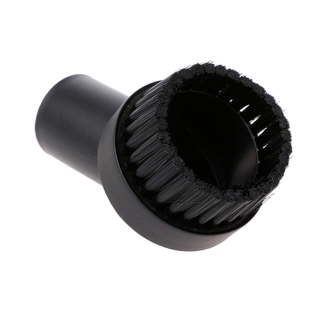 32mm Horse Hair Round Dusting Brush - Premium Vacuum Cleaner Attachment for Hard Floors, Furniture & Tight Spaces - Ideal for Home Cleaning & Dusting