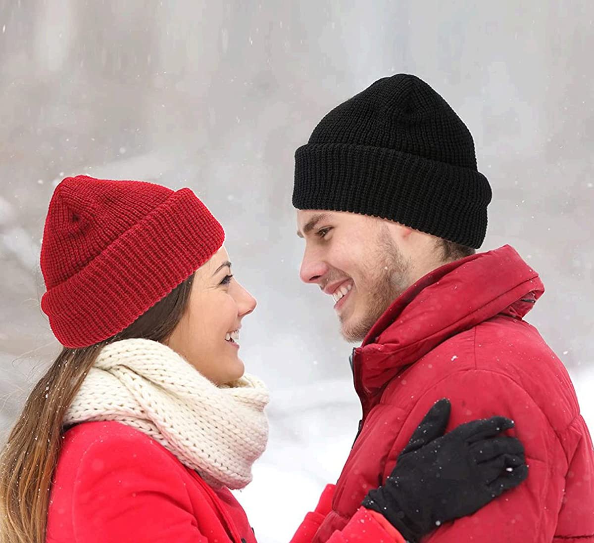 2 Pack 3-Hole Knitted Full Face Cover Ski Mask - Winter Balaclava for Cold Weather, Outdoor Sports, Skiing, Snowboarding & Motorcycling - Warm Face Protection for Men & Women