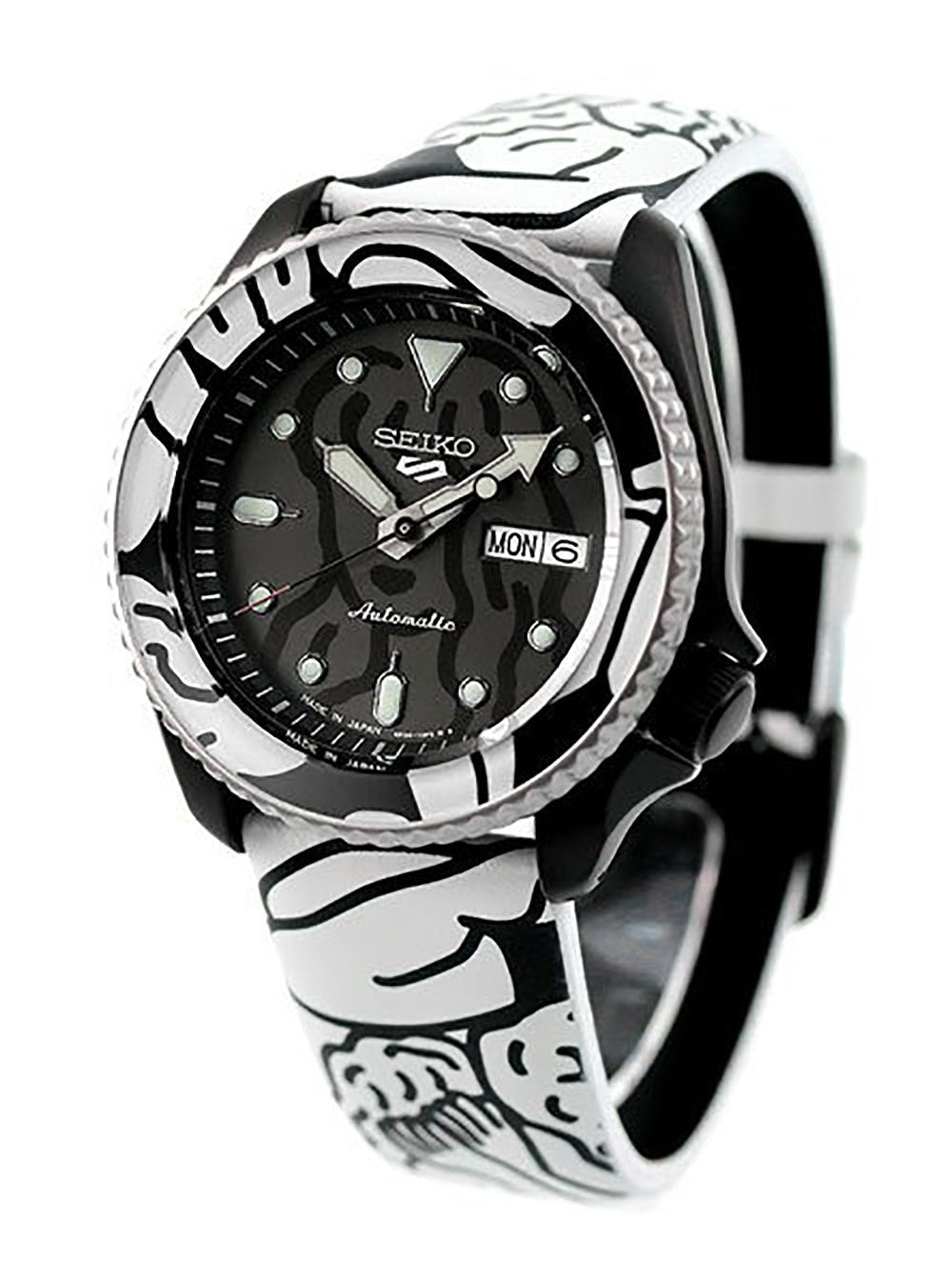 SEIKO 5 Sports Automatic Watch SPBSA123 - Limited Edition Moai Design - Made in Japan JDM - Perfect for Collectors & Watch Enthusiasts