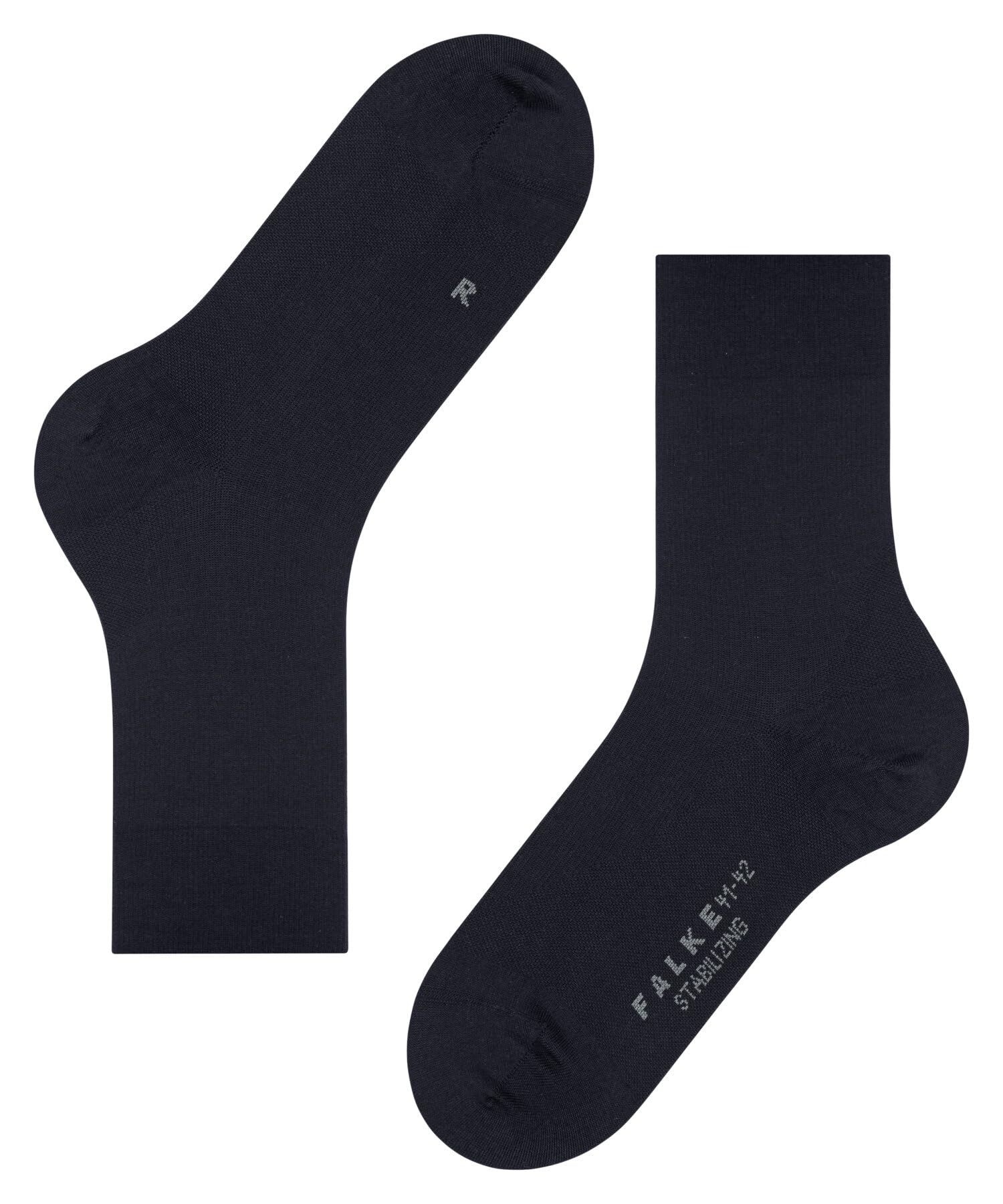 FALKE Men's Stabilizing Wool Everyday Socks - Merino Wool Blend for Comfort & Support - Perfect for Hiking, Running & Daily Wear - Size M
