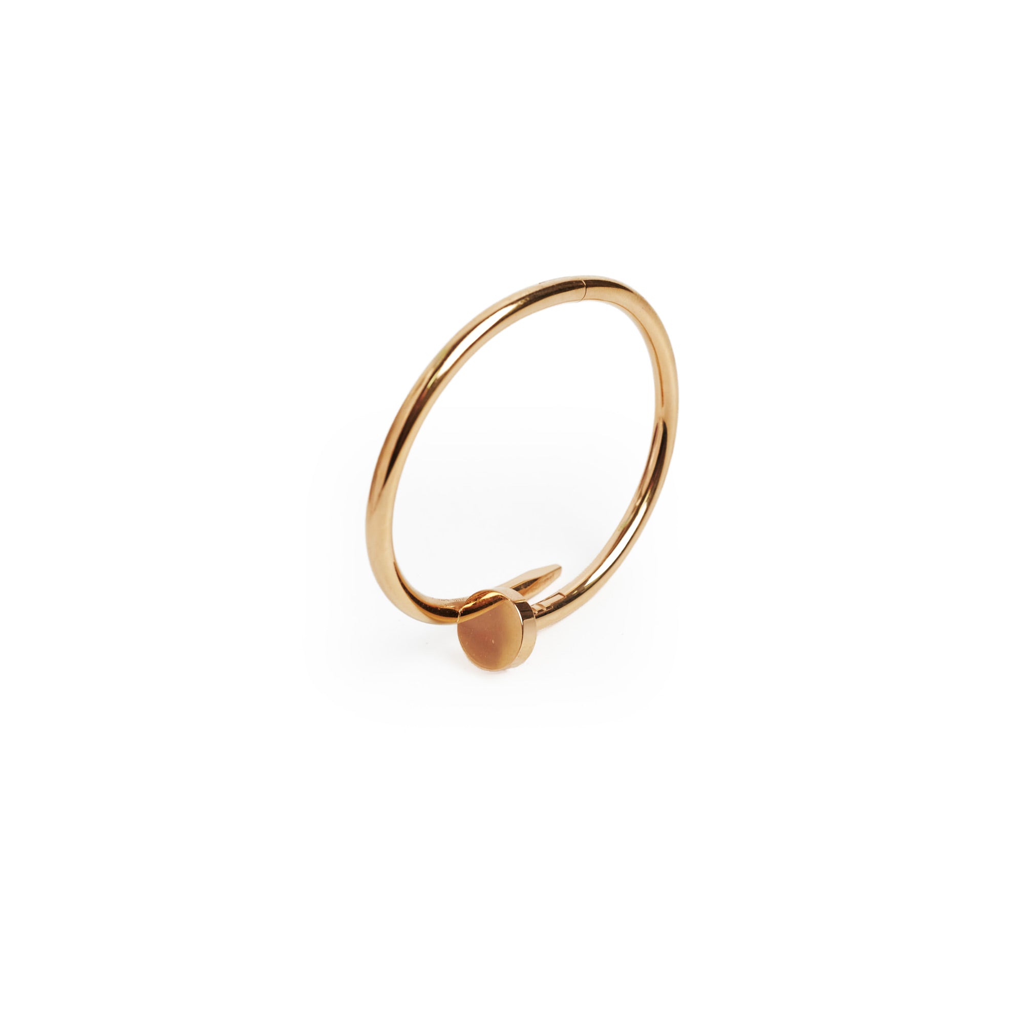 Cartier Juste Un Clou JUC Bracelet 18K Pink Gold Size 15 - Luxury Diamond Bracelet for Women, Elegant Jewelry Gift for Anniversary & Special Occasions