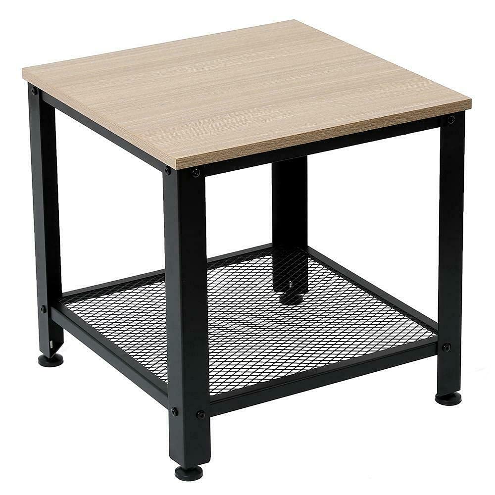 2-Tier Modern Sofa End Table with Storage Shelf - Multi-Functional Coffee Table, Side Table for Living Room, Office, Gaming & Home Decor - Perfect for Small Spaces & Corner Use