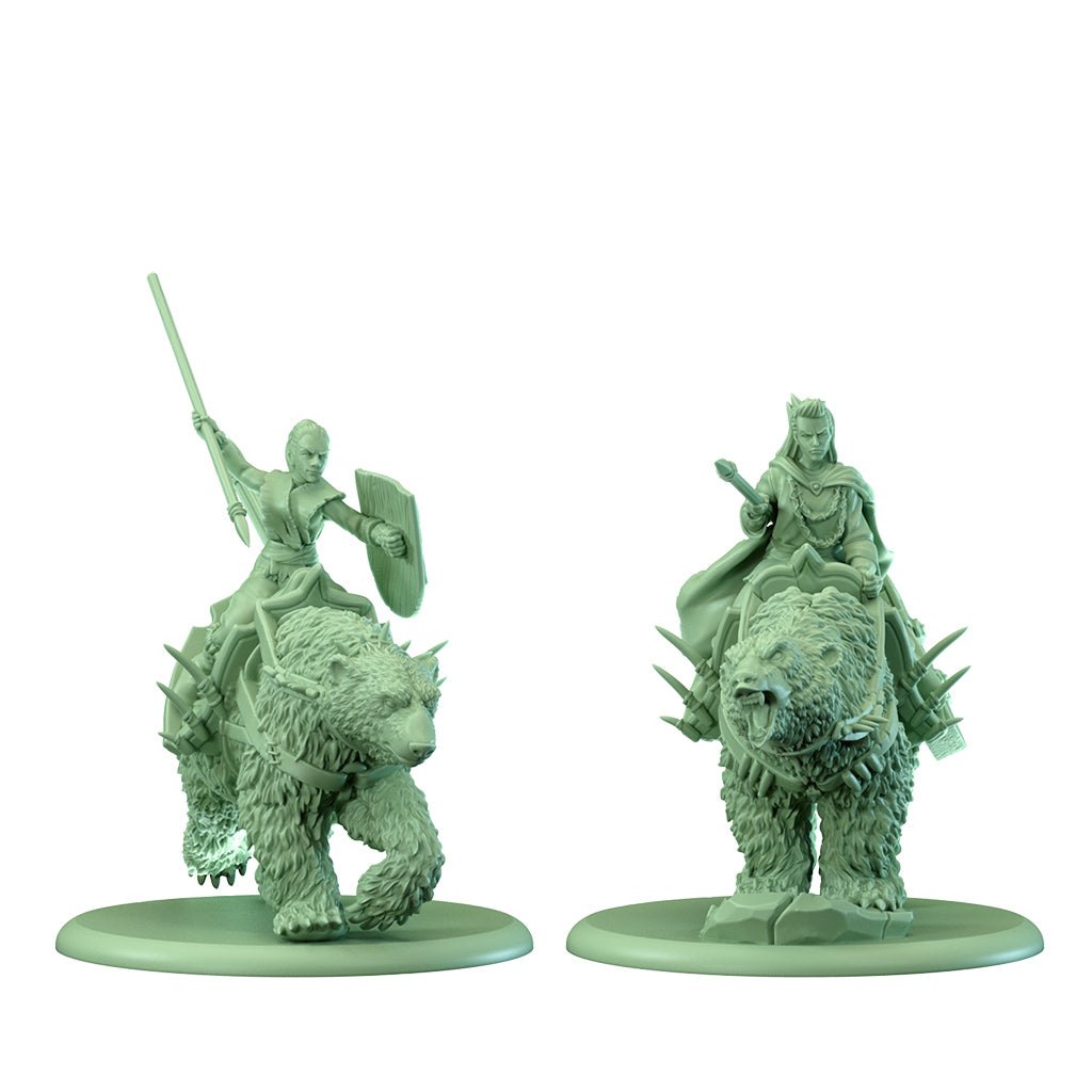 Free Folk Frozen Shore Bear Riders - SIF Miniature Game Figures for Tabletop RPG & Wargaming - Perfect for Fantasy Battle Scenes and Collectors