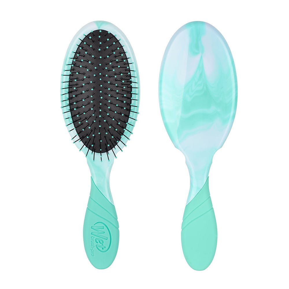 Wet Brush Pro Color Shock Detangler Hair Brush - Mint Green for Smooth, Pain-Free Detangling - Perfect for Wet & Dry Hair, Kids & Adults, Home & Travel Use