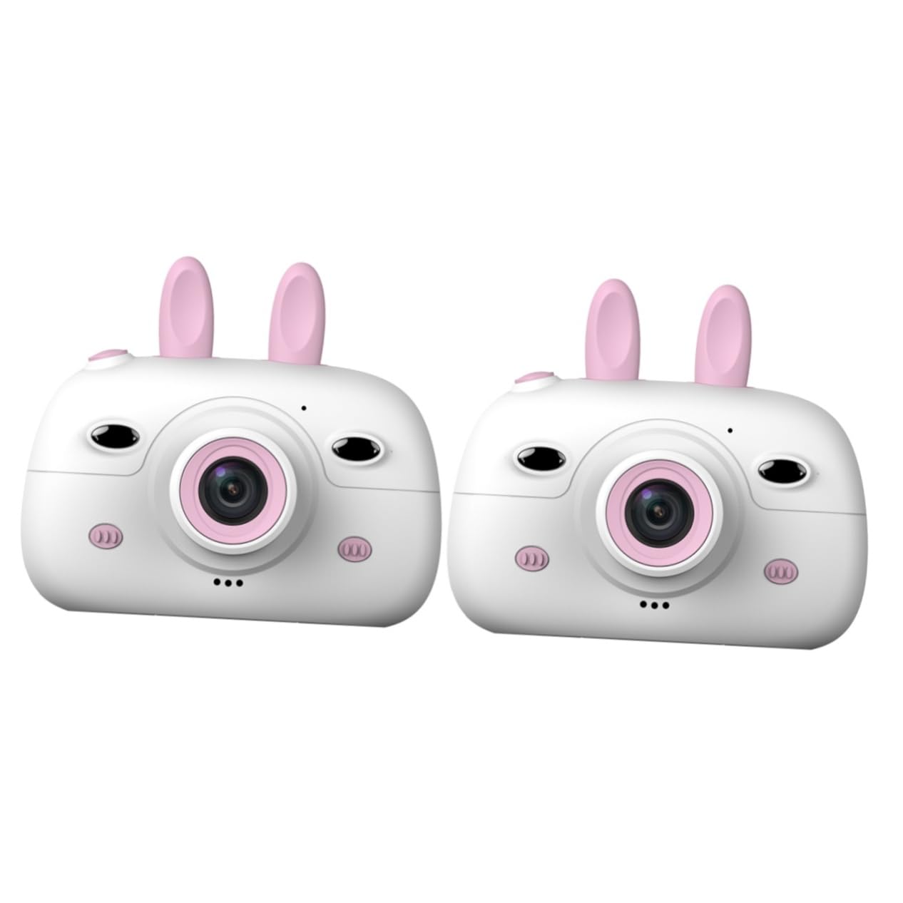 Abaodam 2 Pack Kids Waterproof Digital Camera - Underwater & Selfie Camera Toy for Children with Animal Prints, Bunny Silicone Case - Perfect for Travel, Pool Parties & Outdoor Adventures (Toddler Electronic Gift)