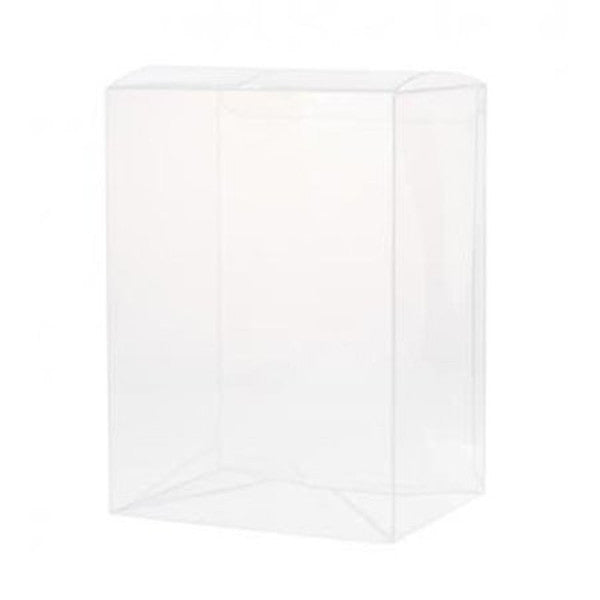 100 Pack Clear Plastic Rectangle Cube Boxes 22x14.5cm - Gift Packaging, Product Display & Storage Containers for Retail Shop, Exhibition Showcase and Home Organization