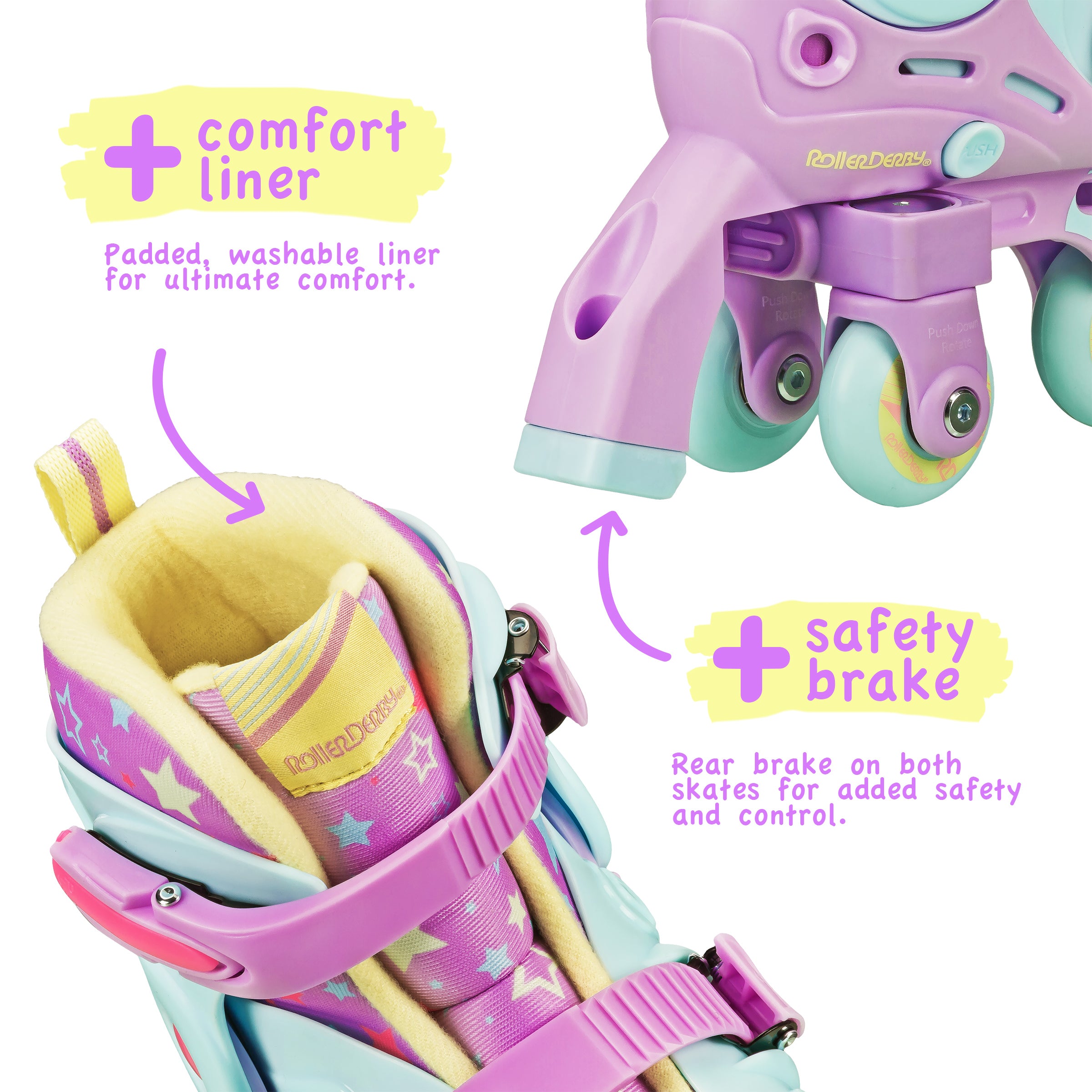 Adjustable Roller Skates for Girls - Switch Style with Light-Up Wheels - Perfect for Indoor & Outdoor Skating, Birthday Gifts, and Fun Exercise