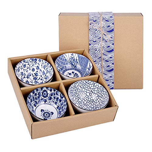 blue and white