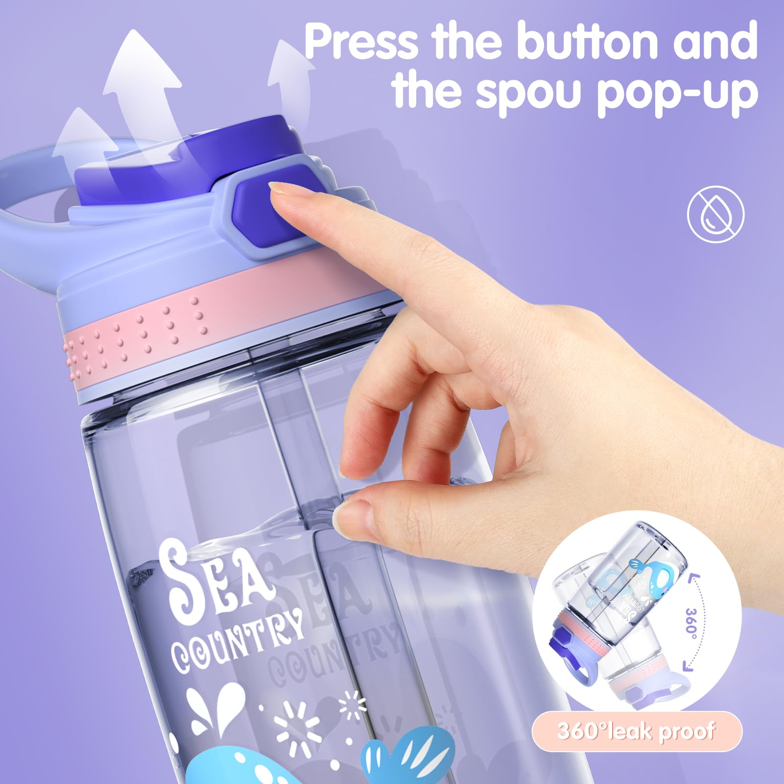Insulated Lunch Bag Bento Box Set for Girls - 5 Compartment Bento Box with Water Bottle, Ice Pack & Silicone Cap | Perfect for School Lunches, Picnics, Travel & Outdoor Activities
