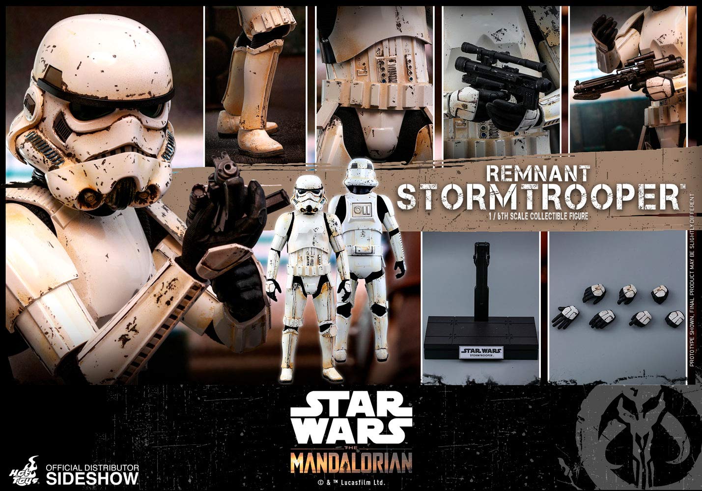 Hot Toys 1:6 Scale Remnant Stormtrooper Action Figure - Premium Collectible for Star Wars Fans | Display, Photography & Cosplay Scenes