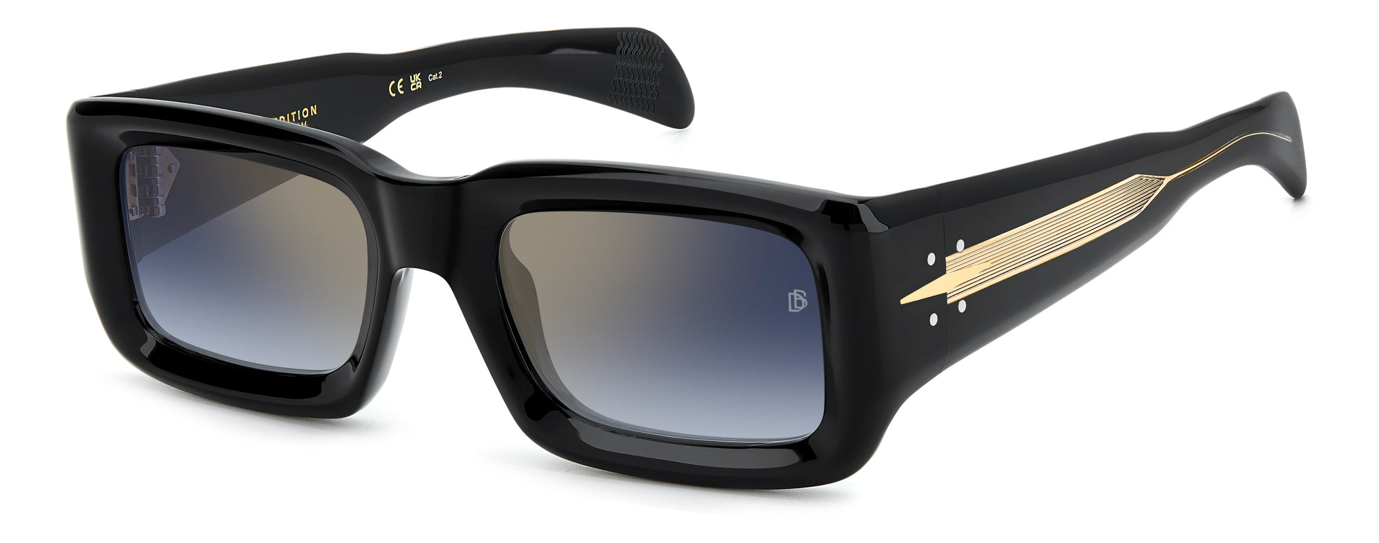 David Beckham DB7131/S Sunglasses - Polarized Aviator Style for Men & Women - Perfect for Driving, Travel & Outdoor Activities