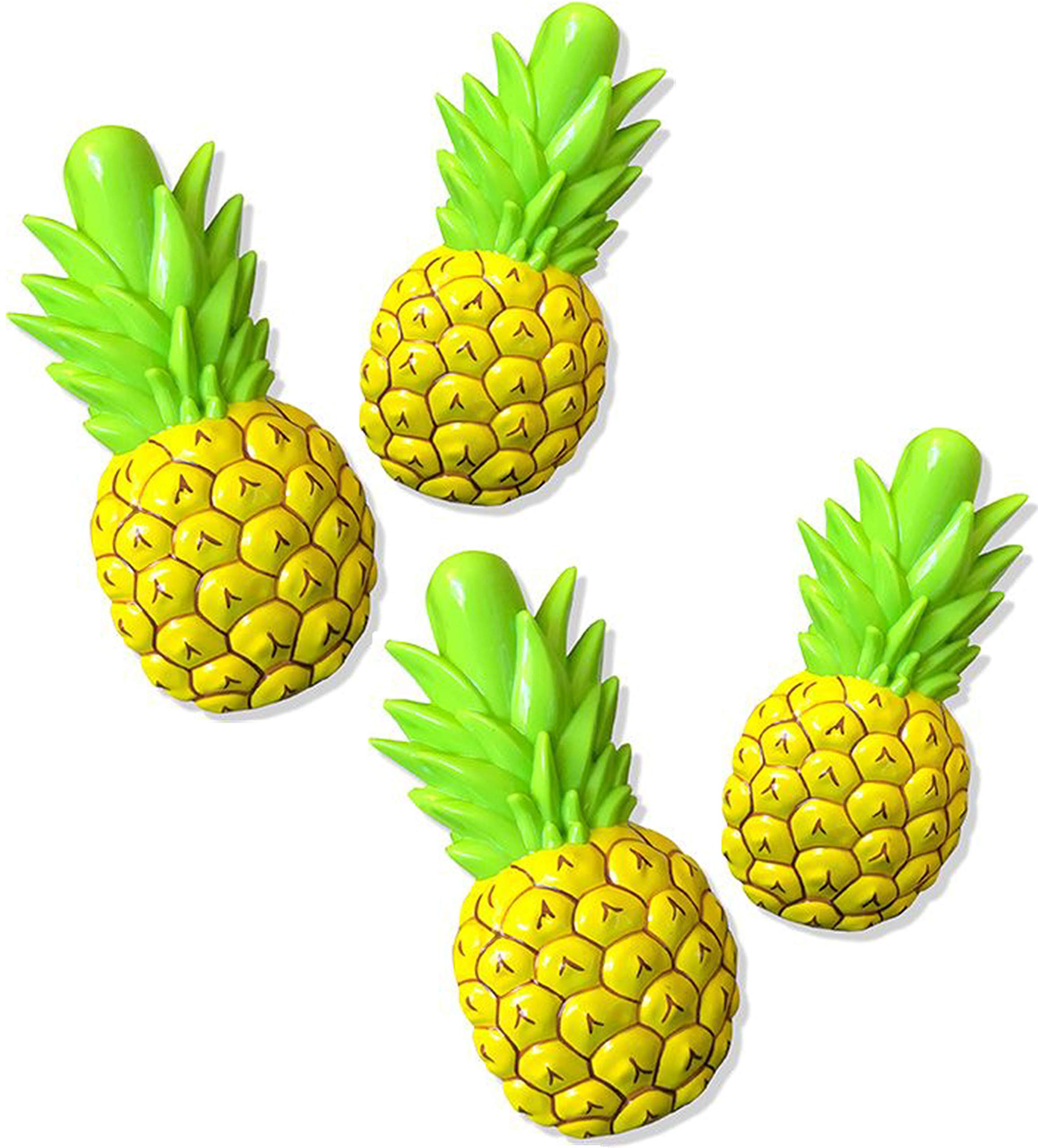 O2COOL Boca Clips - 2-Pack Beach Towel Clips for Chairs, Pool & Patio Accessories - Secure Bags, Blankets & Clothing - Pineapple Design - Perfect for Beach, Poolside & Outdoor Relaxation