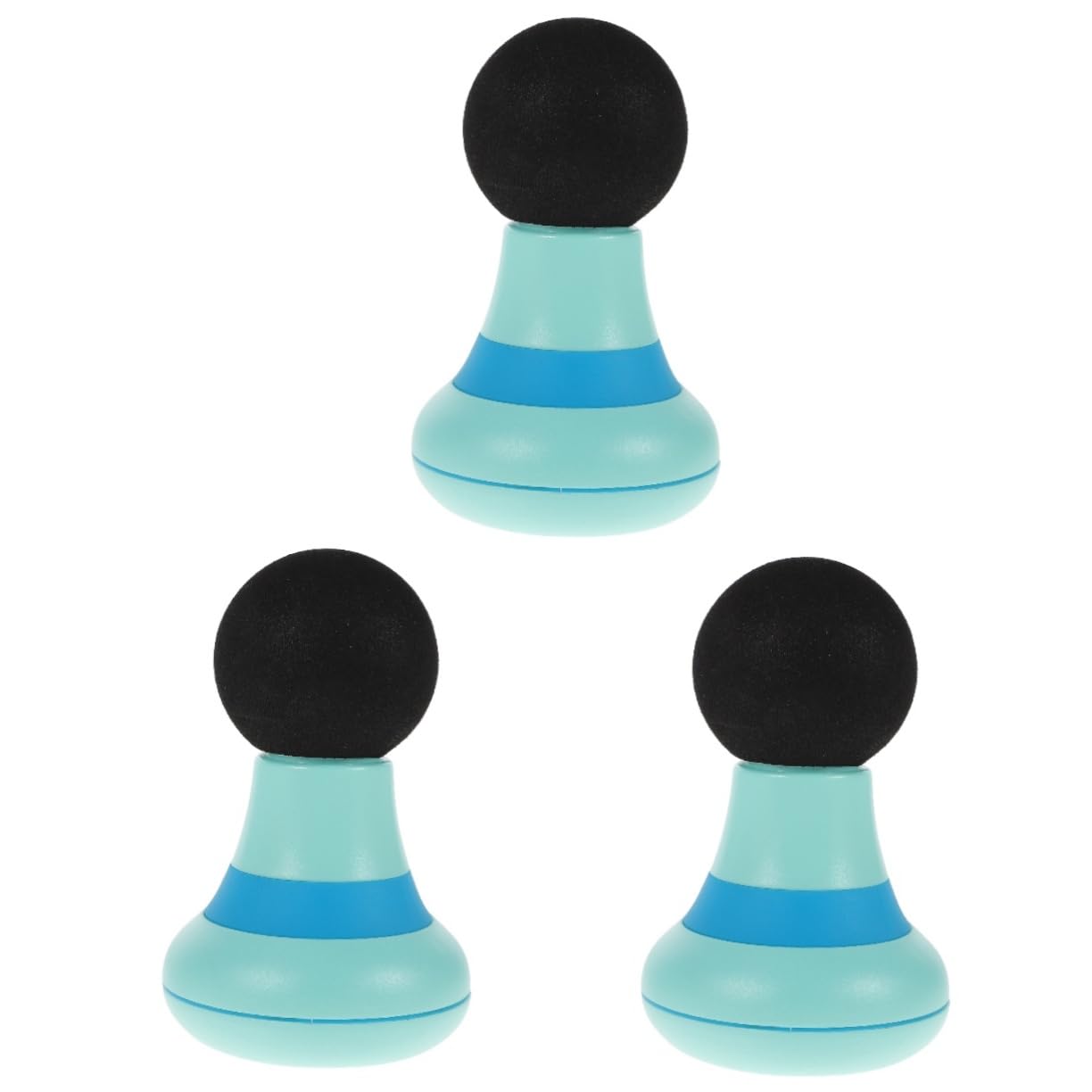 TOVINANNA 3-Pack Mini Electric Massager for Body & Muscle Relief - Deep Tissue Handheld Massage Tool with ABS Case - Perfect for Home, Gym, Office & Travel Relaxation