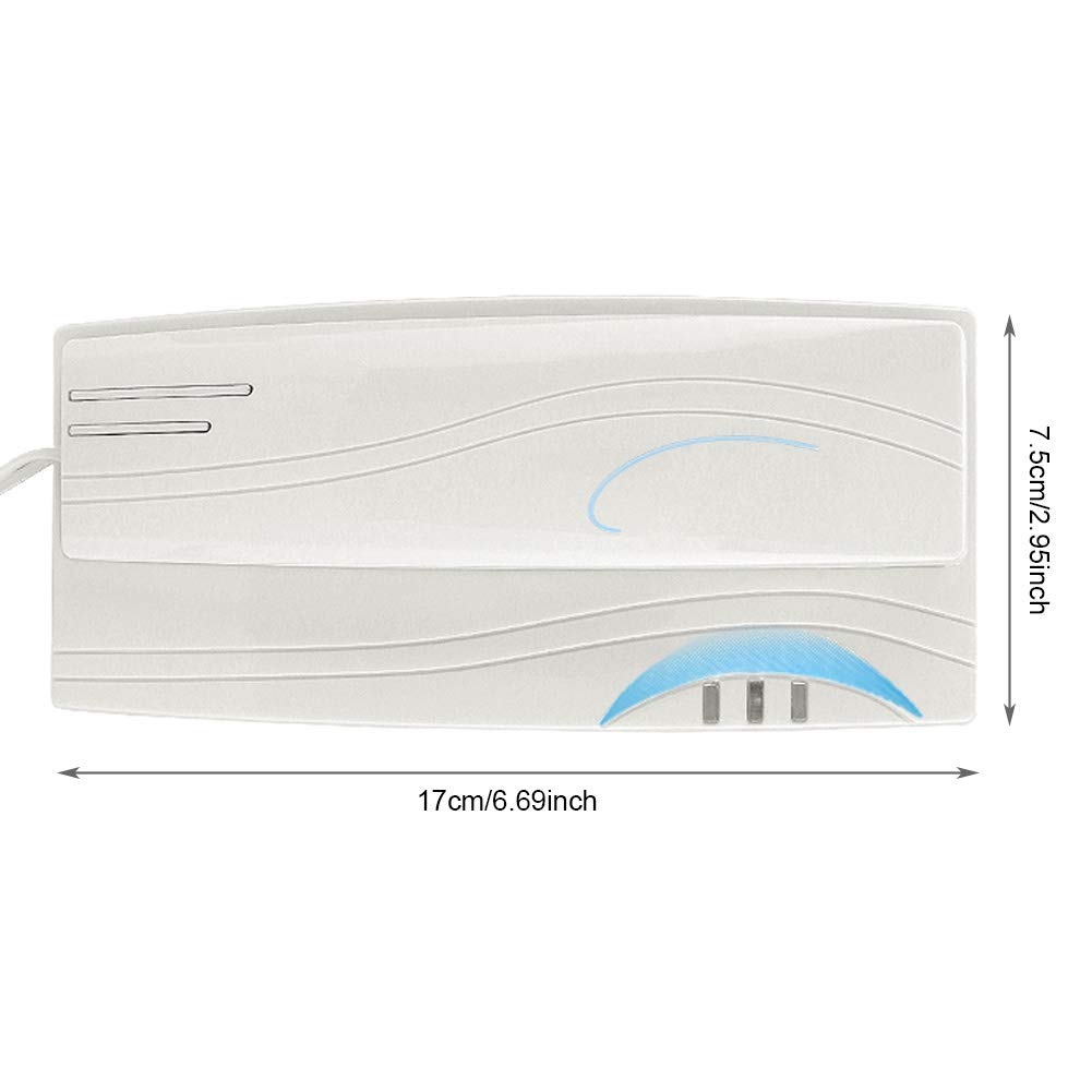 Bewinner Corded Landline Phone - Mini Wall & Desktop Home Phone with Pause, Mute, Indicator Light - Simple Elegant White Design for Home, Office, Dormitory Use