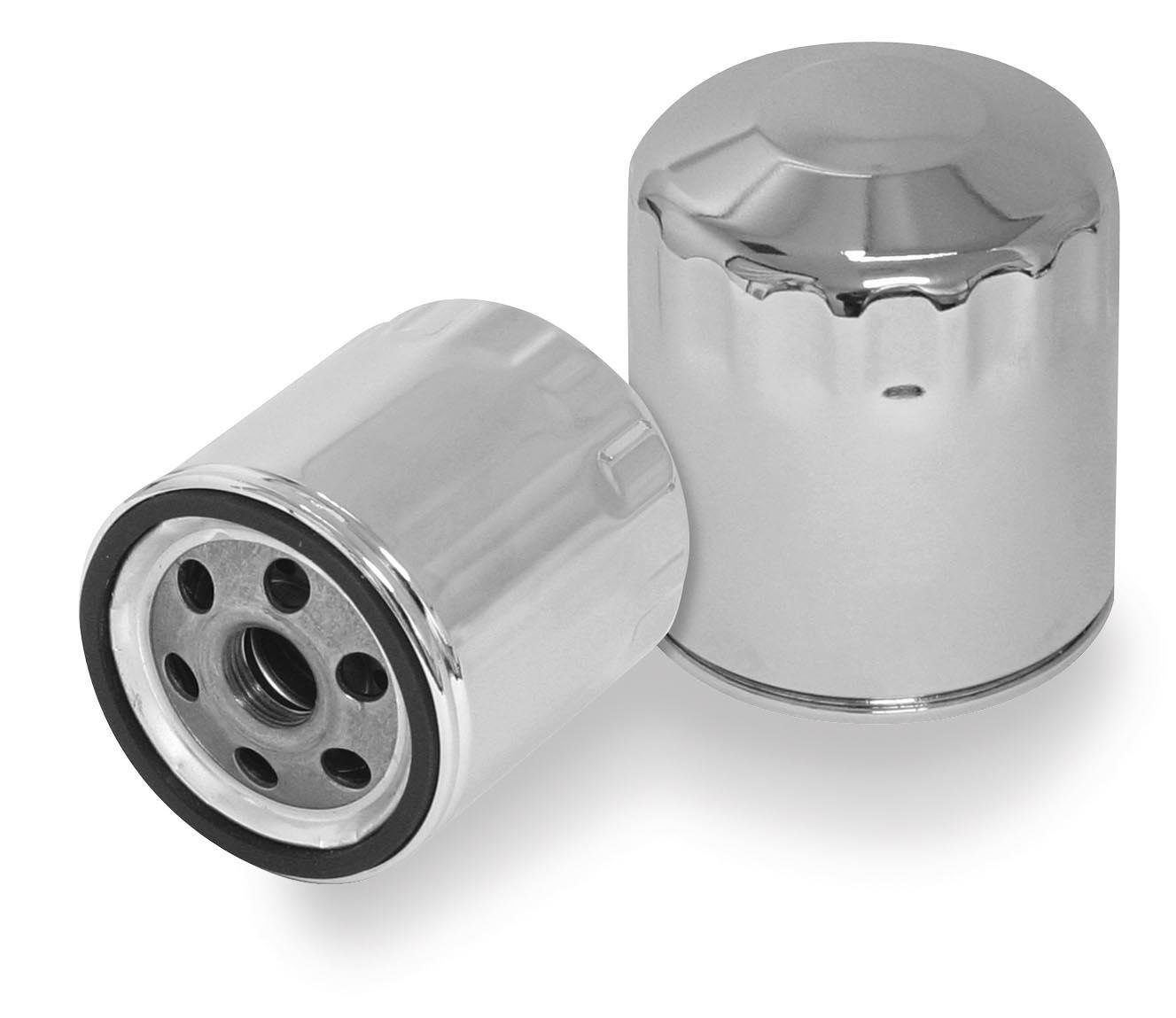 S&S Cycle 310-0242 Oil Filter CHR - High Performance Motorcycle Oil Filter for Harley Davidson, Compatible with S&S Engines - Perfect for Engine Maintenance & Long Rides