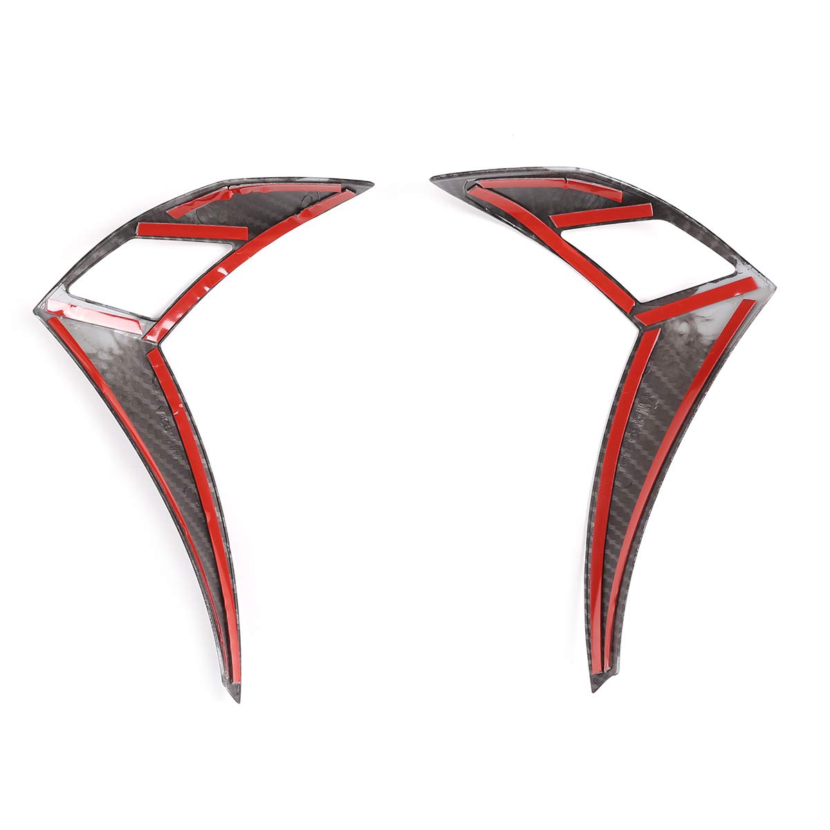 Carbon Fiber ABS Steering Wheel Button Decoration Frame Trim Sticker for BMW 5 Series E60 E61 (2003-2010) - Premium Car Interior Accessories for Enhanced Driving Experience & Style Upgrade