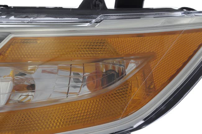 Compatible with Honda Odyssey Headlights Lamps Set 2011 2012 2013 - Halogen Replacement Bulbs for Driver & Passenger Side - Perfect for Night Driving and Road Safety